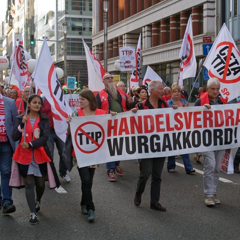 Anti-TTIP-CETA-demonstratie, Brussel, 20 september 2016